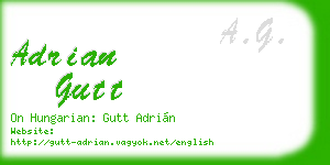 adrian gutt business card